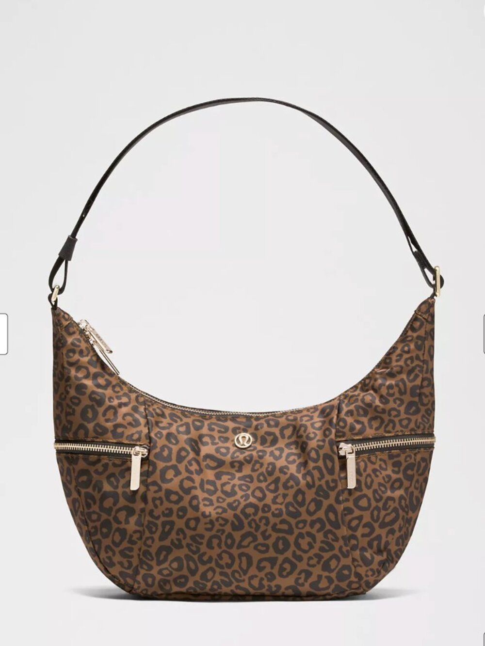 Lululemon NWT Slouchy Sling Bag 6L Metal Hardware Leopard